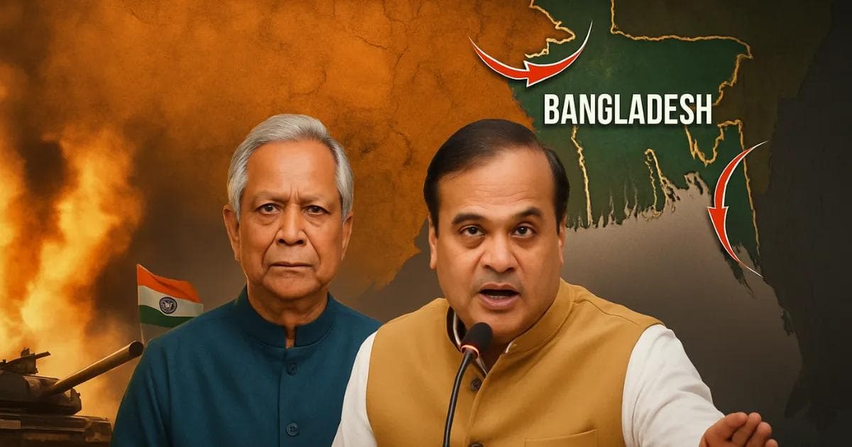 India can attack Bangladesh's Chicken's Necks!! Assam CM has a Plan!!