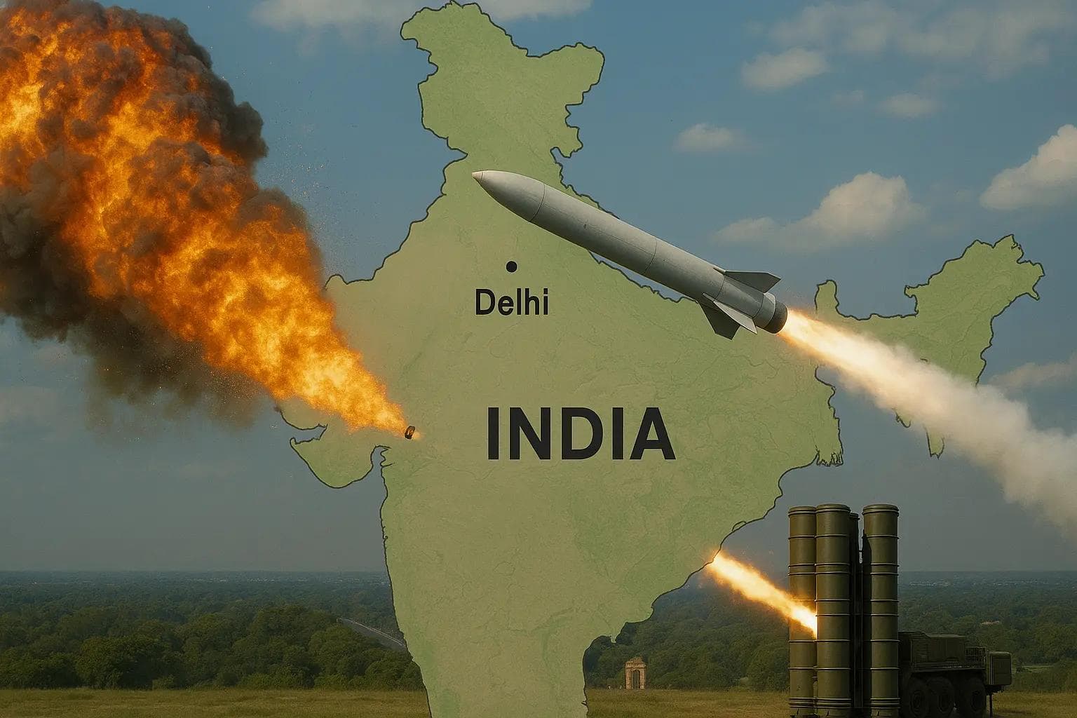 Missile Tensions Rise as India Intercepts Fatah-II Fired from Pakistan